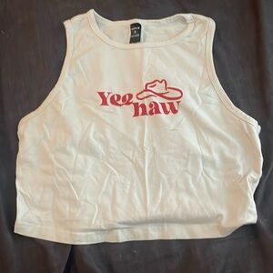 Yee-haw tank top